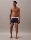 Calvin Klein Engineered Boxer Brief, 3-Pack, Peacoat, Delf & Silver Lake product photo View 02 S