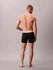 Calvin Klein Cotton Boxer Brief, 3-Pack, Black product photo View 03 S