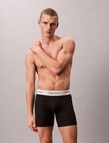 Calvin Klein Cotton Boxer Brief, 3-Pack, Black product photo View 05 S