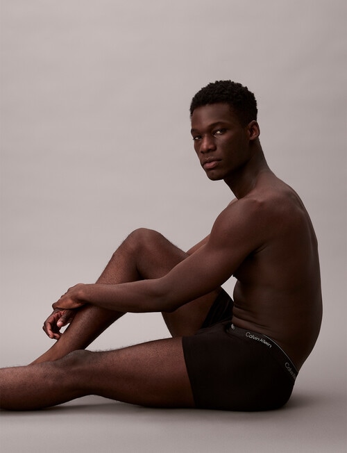 Calvin Klein Cotton Stretch Trunk, Black product photo View 06 L