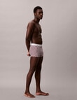 Calvin Klein Relaxed Cotton Stretch Trunks, 3-Pack, Black, Bijou Modern Emblem & Spring Lilac product photo View 05 S