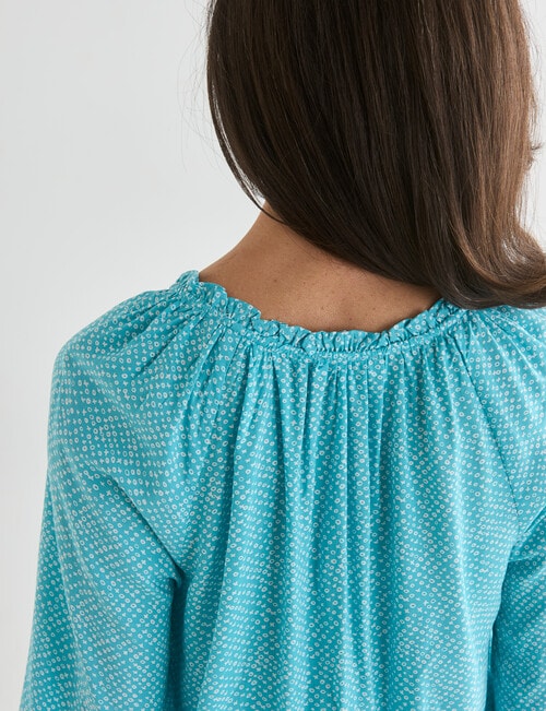 Ella J Keyhole Top, Aqua product photo View 06 L