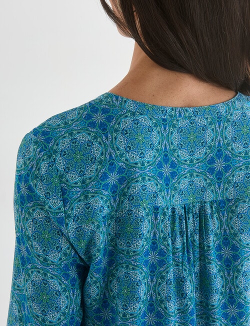 Ella J Printed Longline Top, Mosaic product photo View 06 L