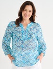 Ella J Print Top, Tile product photo View 06 S