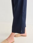 Ella J Relaxed Crop Pants, Navy product photo View 05 S