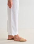 Ella J Relaxed Crop Pants, White product photo View 06 S