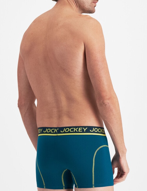 Jockey Performance Cotton Trunk, Canoe Blue product photo View 03 L