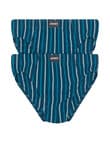 Jockey Sports Stripe Brief, 2-Pack, Stormy Voyage & Breezy Stripe product photo