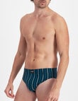 Jockey Sports Stripe Brief, 2-Pack, Stormy Voyage & Breezy Stripe product photo View 04 S