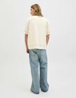 Jack & Jones Greenwich Embroidered Shirt, Antique White product photo View 02 S