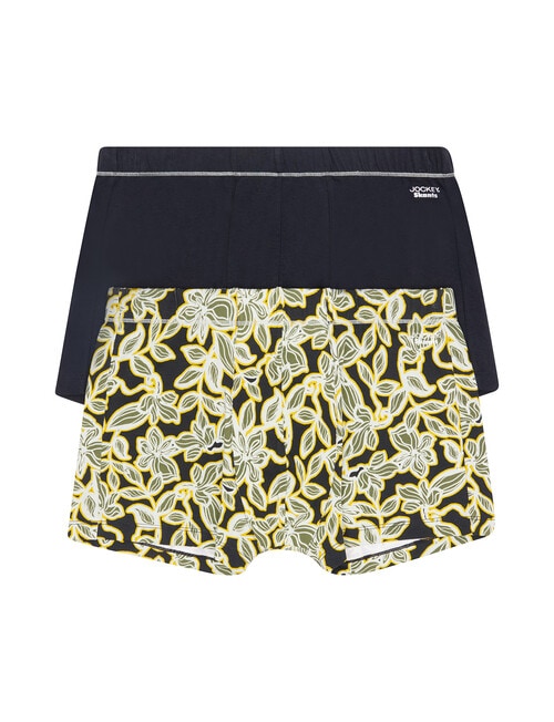 Jockey Skants Print Trunk, 2-Pack, Black & Floral product photo