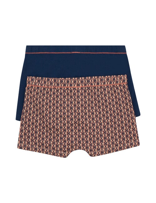 Jockey Skants Print Trunk, 2-Pack, Deepest Navy & Blockwork product photo View 02 L