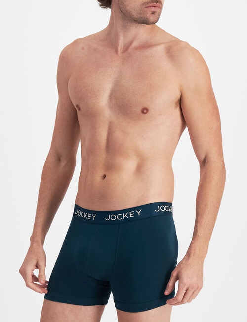 Jockey No Ride Up Cottron Stripe Trunk, 2-Pack, Stormy Voyage & Nu Ride Up product photo View 07 L