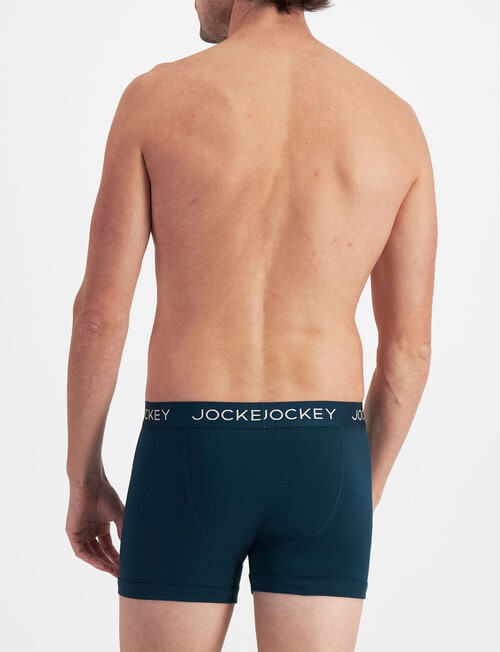 Jockey No Ride Up Cottron Stripe Trunk, 2-Pack, Stormy Voyage & Nu Ride Up product photo View 08 L