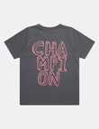 Champion Graphic Short Sleeve Tee, Grey product photo View 02 S