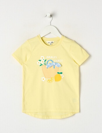 Mac & Ellie Amalfi Coast Short Sleeve Tee, Lemon product photo