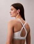 Calvin Klein Icon Cotton Modal Lift Bralette, White product photo View 02 S