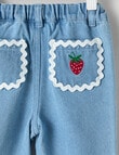 Teeny Weeny Lady Bug Denim Jean, Denim Blue product photo View 03 S
