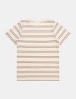 Champion Stripe Short Sleeve Tee, Ivory product photo View 02 S