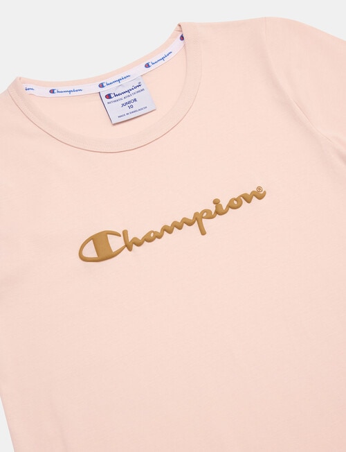 Champion Script Short Sleeve Tee, Ahana product photo View 03 L