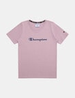 Champion Script Short Sleeve Tee, Purple product photo