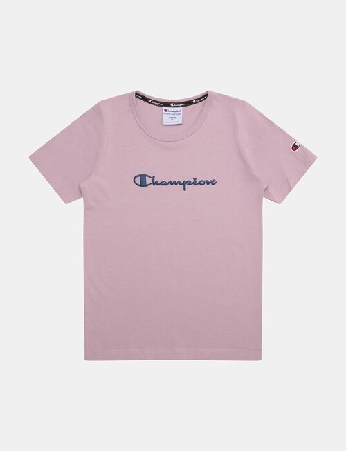 Champion Script Short Sleeve Tee, Purple product photo