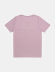 Champion Script Short Sleeve Tee, Purple product photo View 02 S