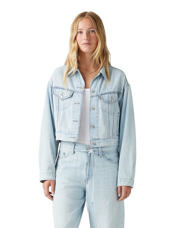 Levis Shrunken 90s Trucker Jacket, Luxury Trip Trucker product photo