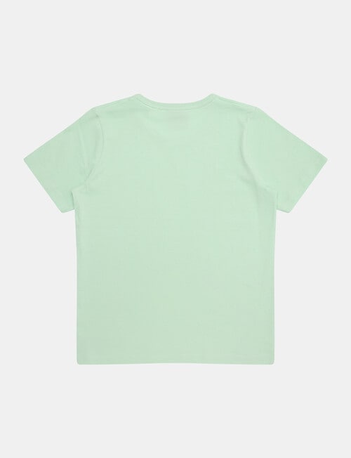 Champion Script Short Sleeve Tee, Sea Mist product photo View 02 L