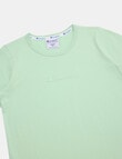 Champion Script Short Sleeve Tee, Sea Mist product photo View 03 S
