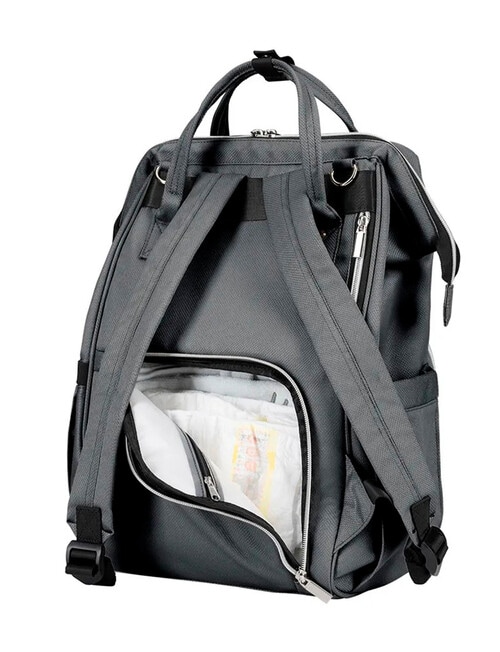 Kikkaboo Siena Nappy Bag, Dark Grey product photo View 04 L