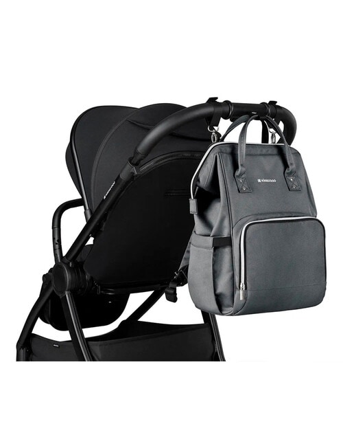 Kikkaboo Siena Nappy Bag, Dark Grey product photo View 06 L