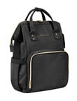 Kikkaboo Siena Nappy Bag, Black & Gold product photo