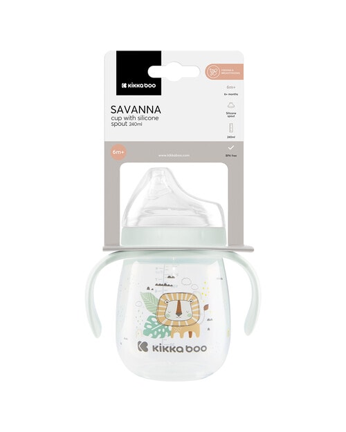 Kikkaboo Cup with Spout, 240ml, Savanna Mint product photo