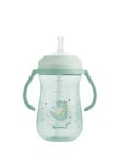 Kikkaboo PP Cup with Silicone Straw 300ml, Dino World Mint product photo View 03 S