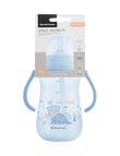 Kikkaboo PP Cup with Silicone Straw 300ml, Dino World Blue product photo