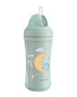 Kikkaboo PP Cup with Silicone Straw, 220ml, Moony Me Mint product photo View 03 S
