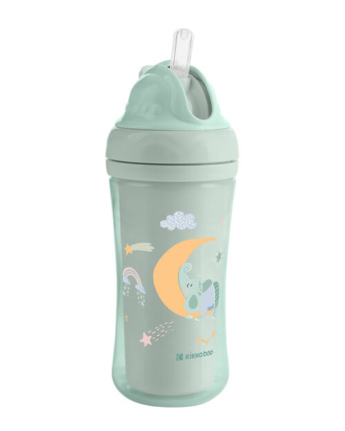 Kikkaboo PP Cup with Silicone Straw, 220ml, Moony Me Mint product photo View 03 L