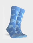 Mitch Dowd Surfboard Cotton Crew Socks, 2-Pack, Blue product photo View 02 S
