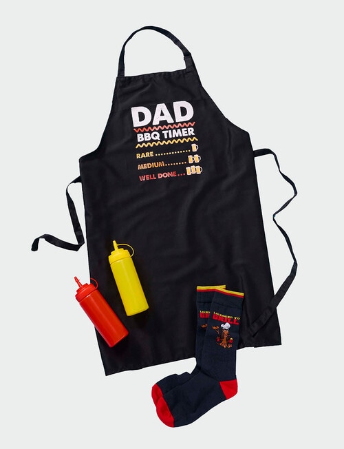 Mitch Dowd Licensed to Grill Sock & Aprol Gift Set product photo