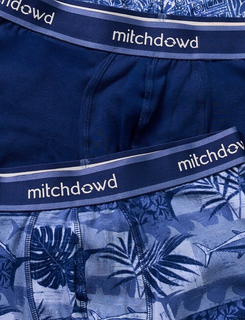 Mitch Dowd Gone Fishing Cotton Trunk, 3-Pack, Blue product photo View 06 L
