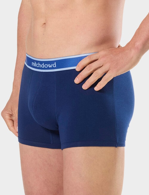 Mitch Dowd Cotton Trunk, 3-Pack, Shark Fin Ham product photo View 04 L