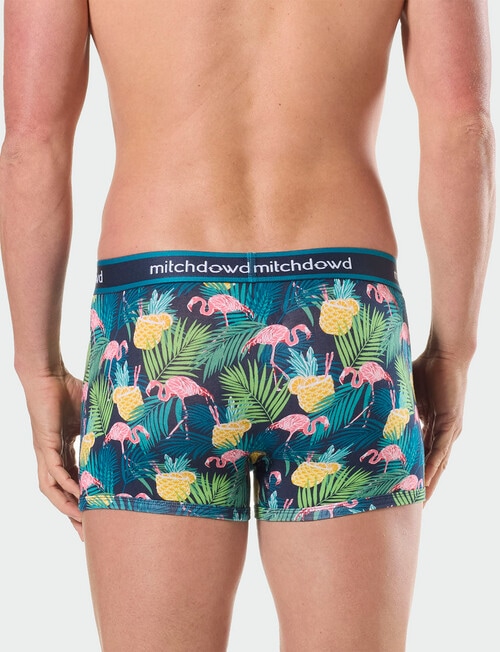Mitch Dowd Cotton Trunk, 3-Pack, Flamingo Dream product photo View 03 L