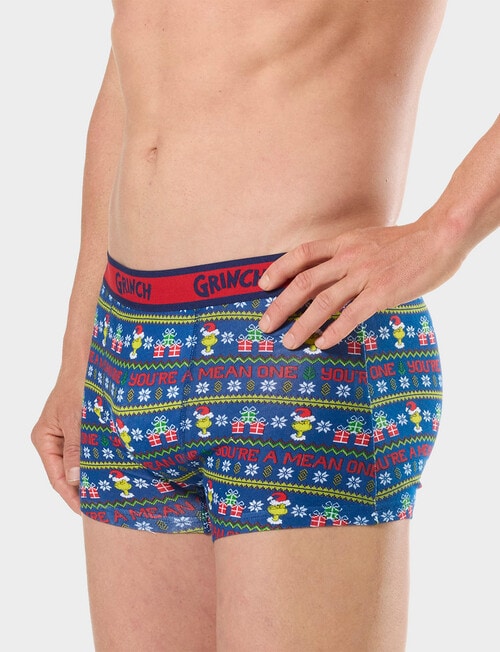 Licensed Grinch Xmas Trunk, Mean One, Blue product photo View 03 L