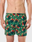 Licensed Grinch Xmas Woven Boxer, Grinch Gifts, Green product photo