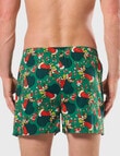 Licensed Grinch Xmas Woven Boxer, Grinch Gifts, Green product photo View 02 S