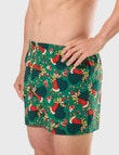 Licensed Grinch Xmas Woven Boxer, Grinch Gifts, Green product photo View 03 S