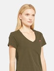 Levis Perfect V Neck Tee, Olive Night product photo View 03 S
