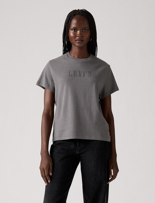 Levis Graphic Classic Tee, Rhinestone Smoked Pearl product photo View 04 L