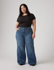 Levis Plus 318 Shaping Wide Leg Jeans, Clever Girl product photo